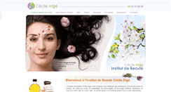 Desktop Screenshot of cecileatge-institut.com